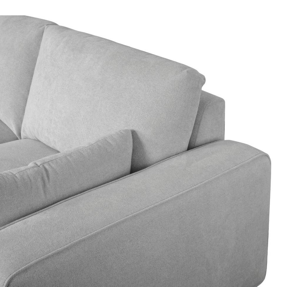 Santa Monica sofa med chaiselong til venstre i gråt møbelstof, produktbillede 10 af 12, Sofaer hos HomeNordic