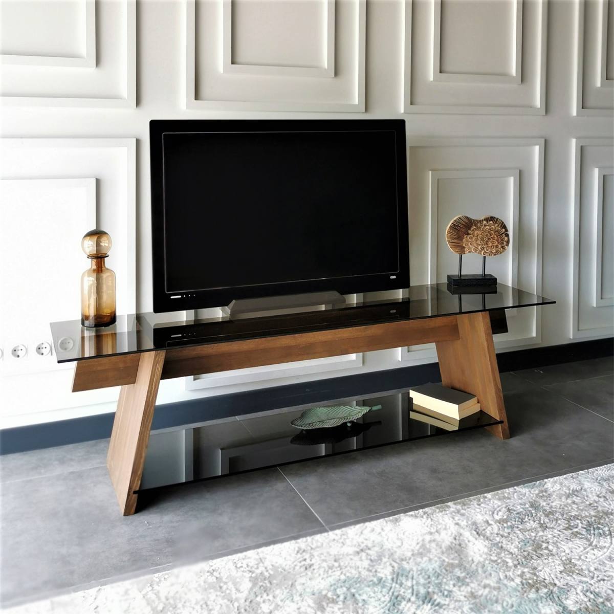 NORDVÄRK TV201 TV-bord, m. 1 hylde, produktbillede 8 af 10, TV-borde hos HomeNordic