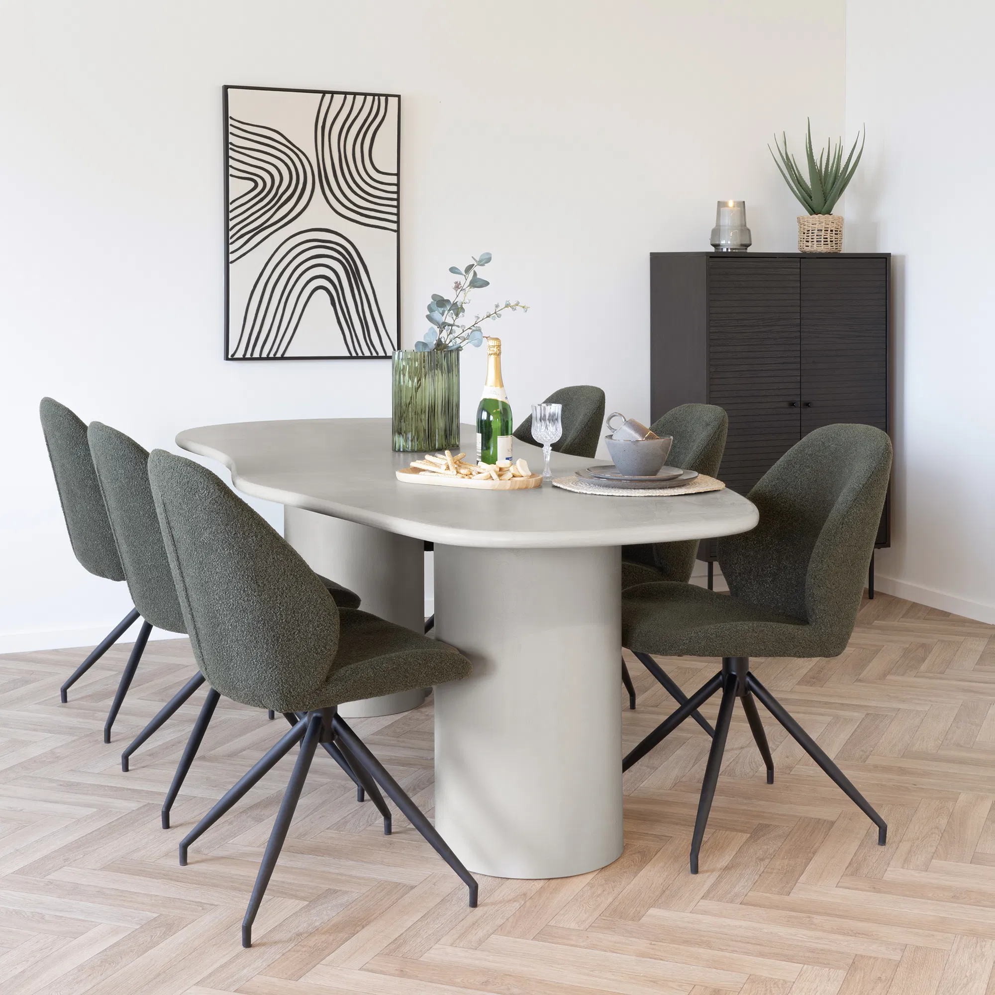 HOUSE NORDIC MARANOLA SPISEBORD, produktbillede 4 af 4, Spiseborde hos HomeNordic