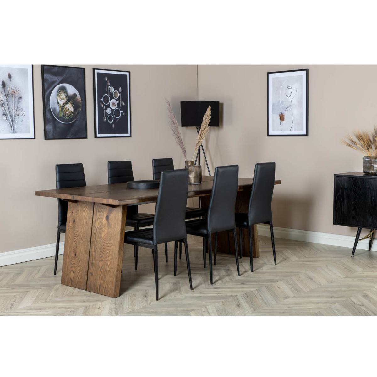 VENTURE DESIGN Slider spisebord, m. 2 tillægsplader, produktbillede 8 af 10, Spiseborde hos HomeNordic