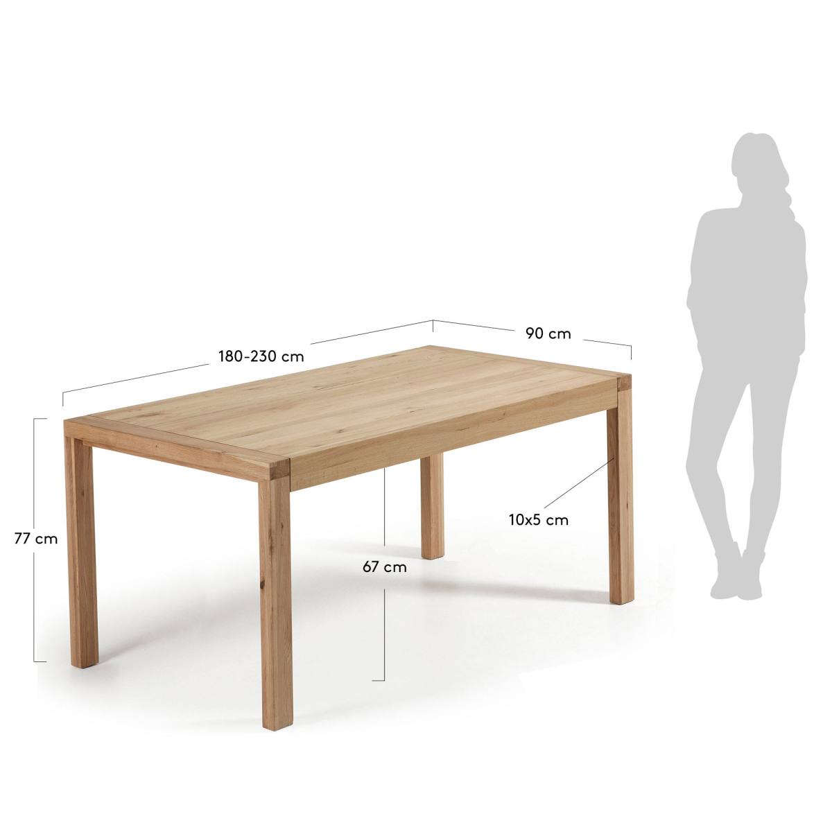 KAVE HOME Vivy spisebord, produktbillede 7 af 9, Spiseborde hos HomeNordic