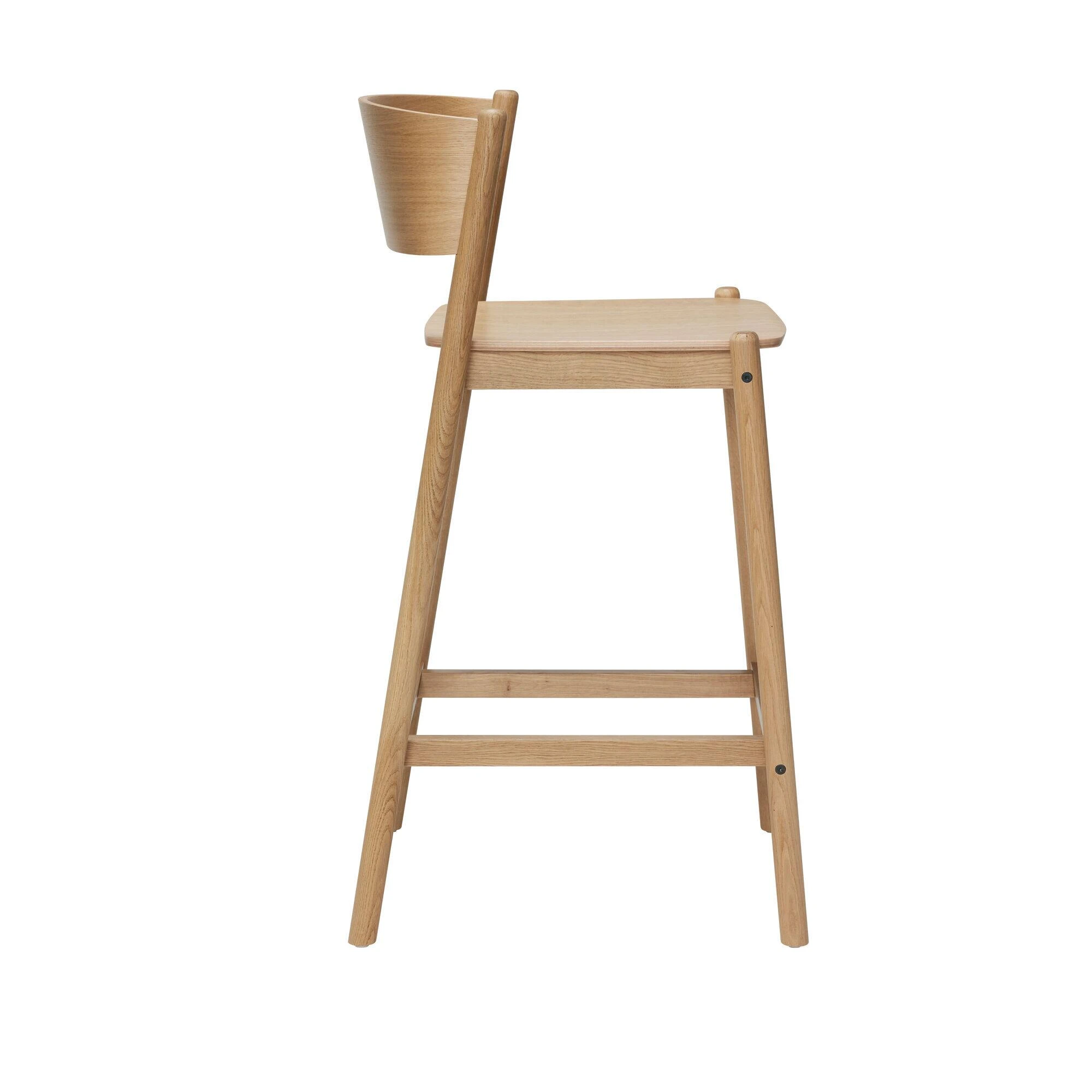 Oblique Barstol, produktbillede 3 af 6, Barstole hos HomeNordic
