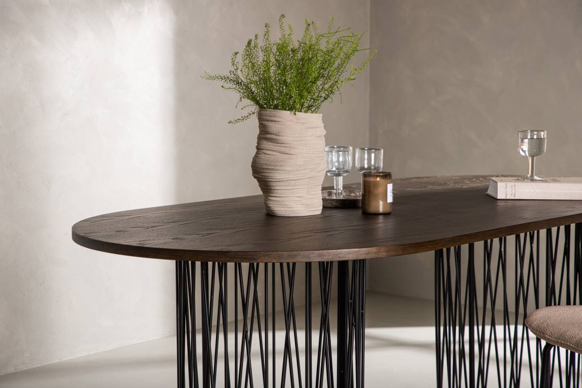 VENTURE DESIGN Stone spisebord, oval, produktbillede 8 af 8, Spiseborde hos HomeNordic