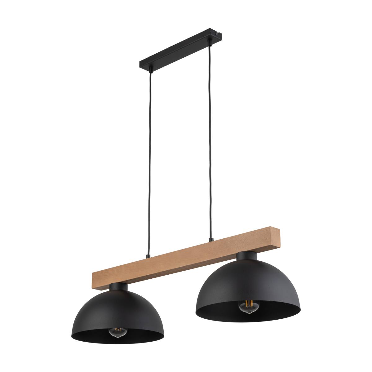 TK Oslo loftlampe, m. 2 skærme, Loftlamper hos HomeNordic