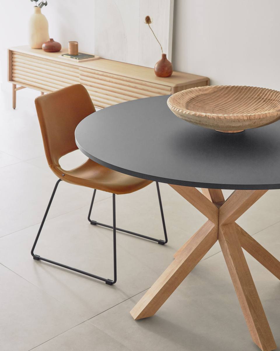 KAVE HOME Fuld Argo spisebord, rund, produktbillede 7 af 7, Spiseborde hos HomeNordic