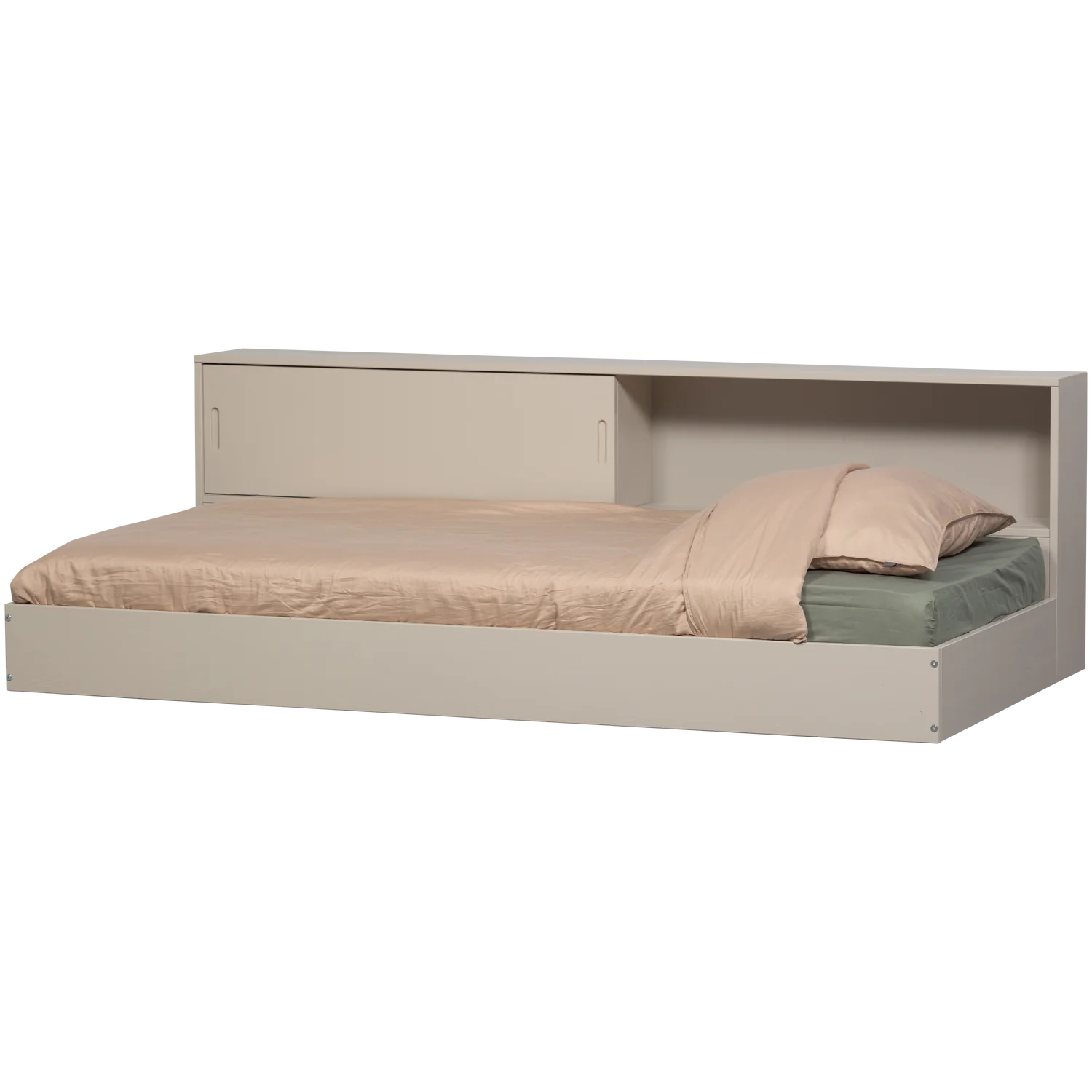WOOOD - Carter Enkeltseng i Fyr med Opbevaring, Senge hos HomeNordic