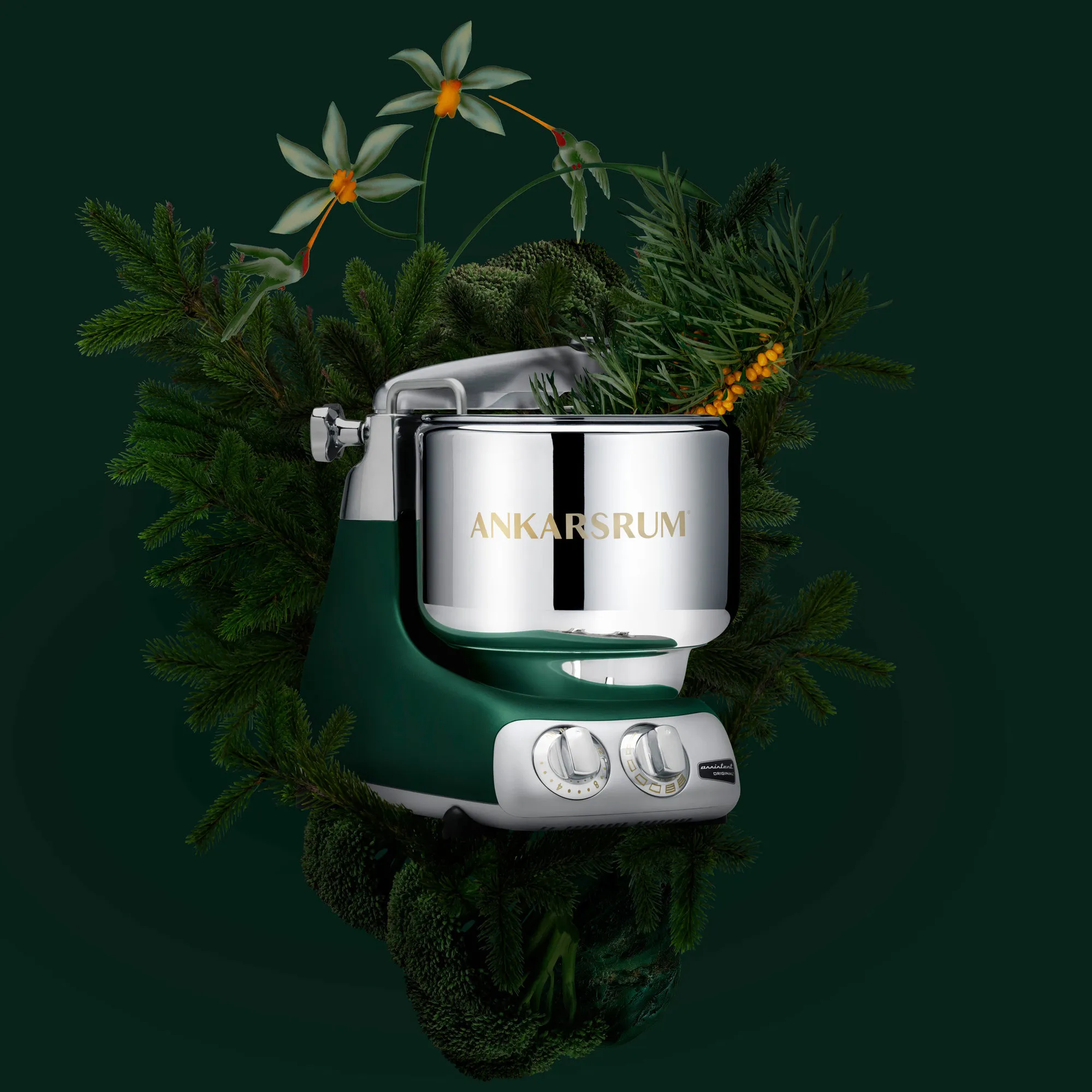 AKM 6230 køkkenmaskine Forest Green, produktbillede 5 af 8, Røremaskiner hos HomeNordic