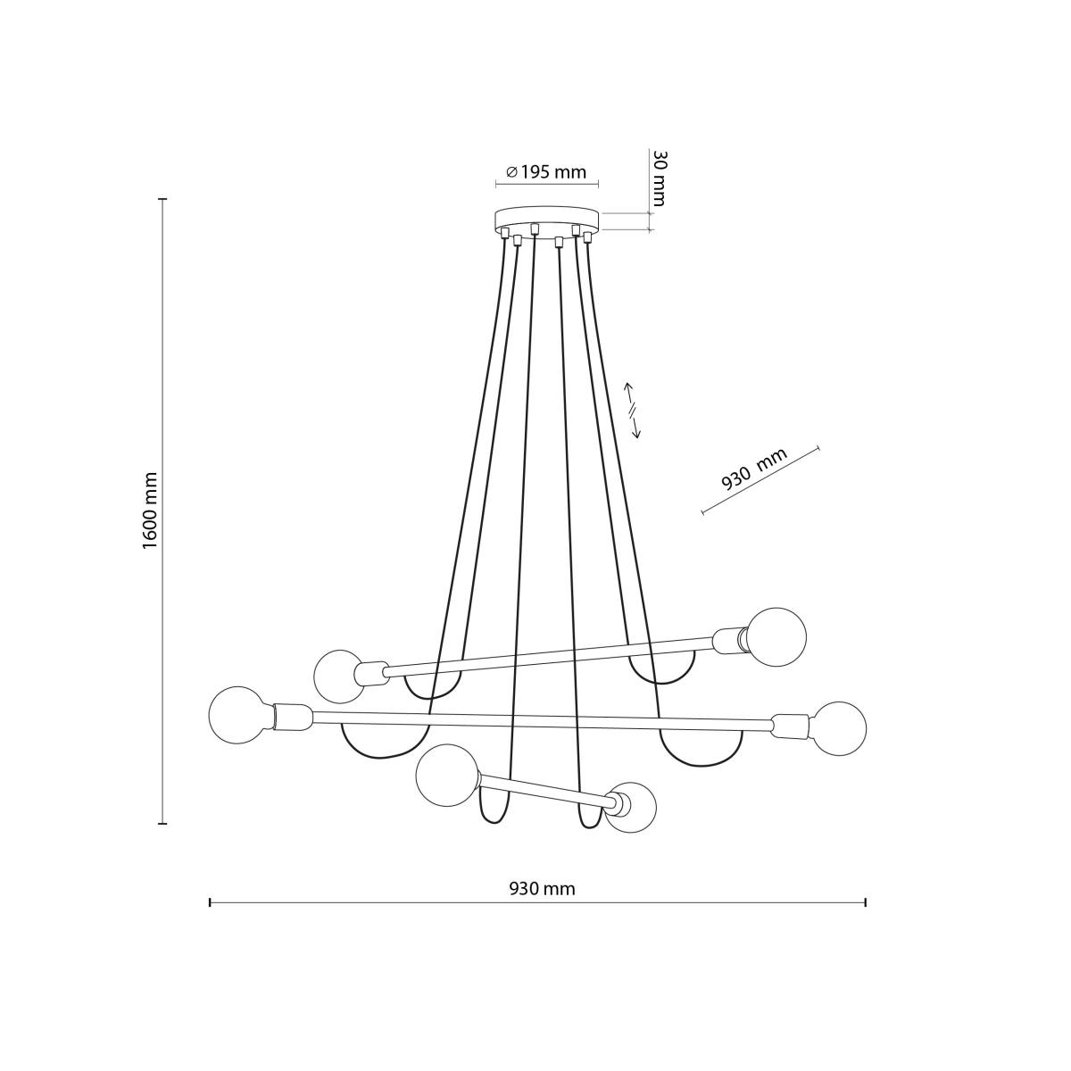 TK Helix loftlampe, produktbillede 2 af 11, Loftlamper hos HomeNordic