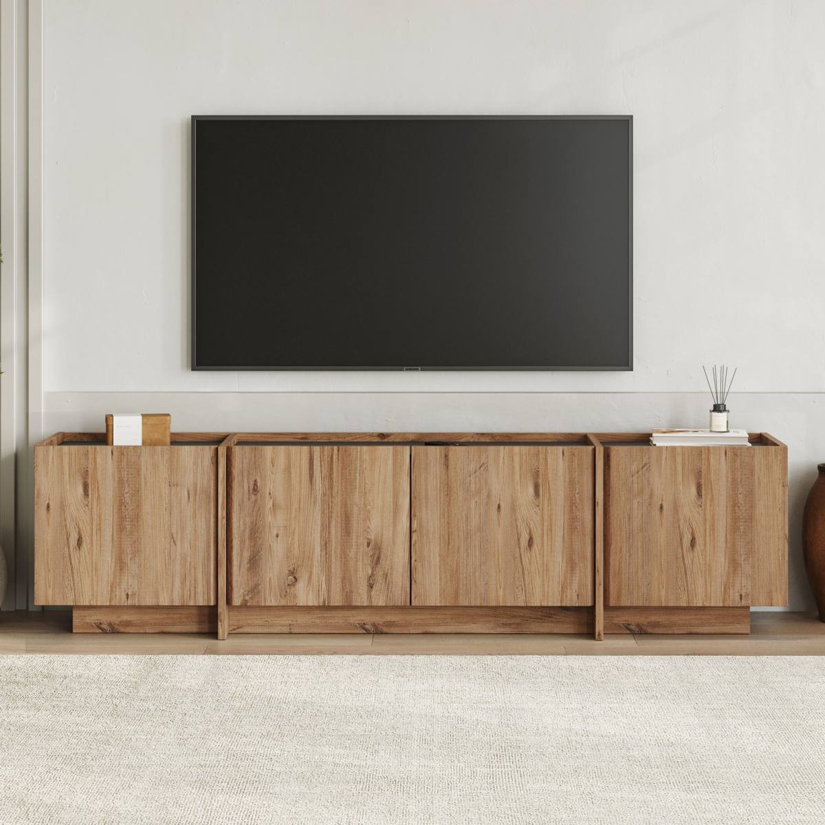 FUNZI LIVING Lowen TV-bord, m 4 låger, produktbillede 6 af 9, TV-borde hos HomeNordic