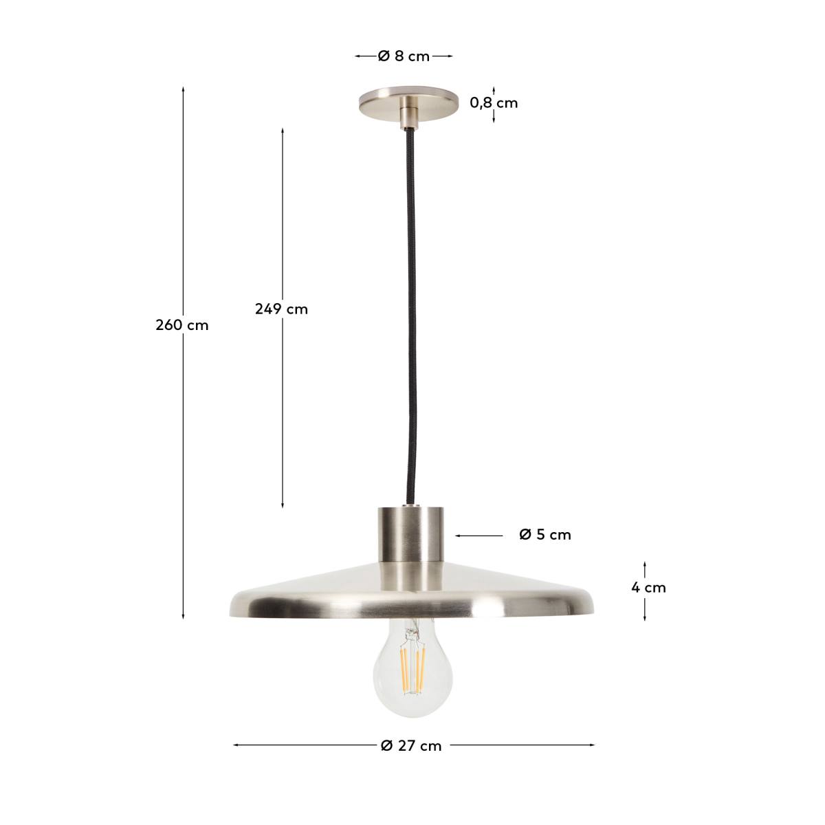 KAVE HOME Nuvira loftlampe, produktbillede 2 af 6, Loftlamper hos HomeNordic
