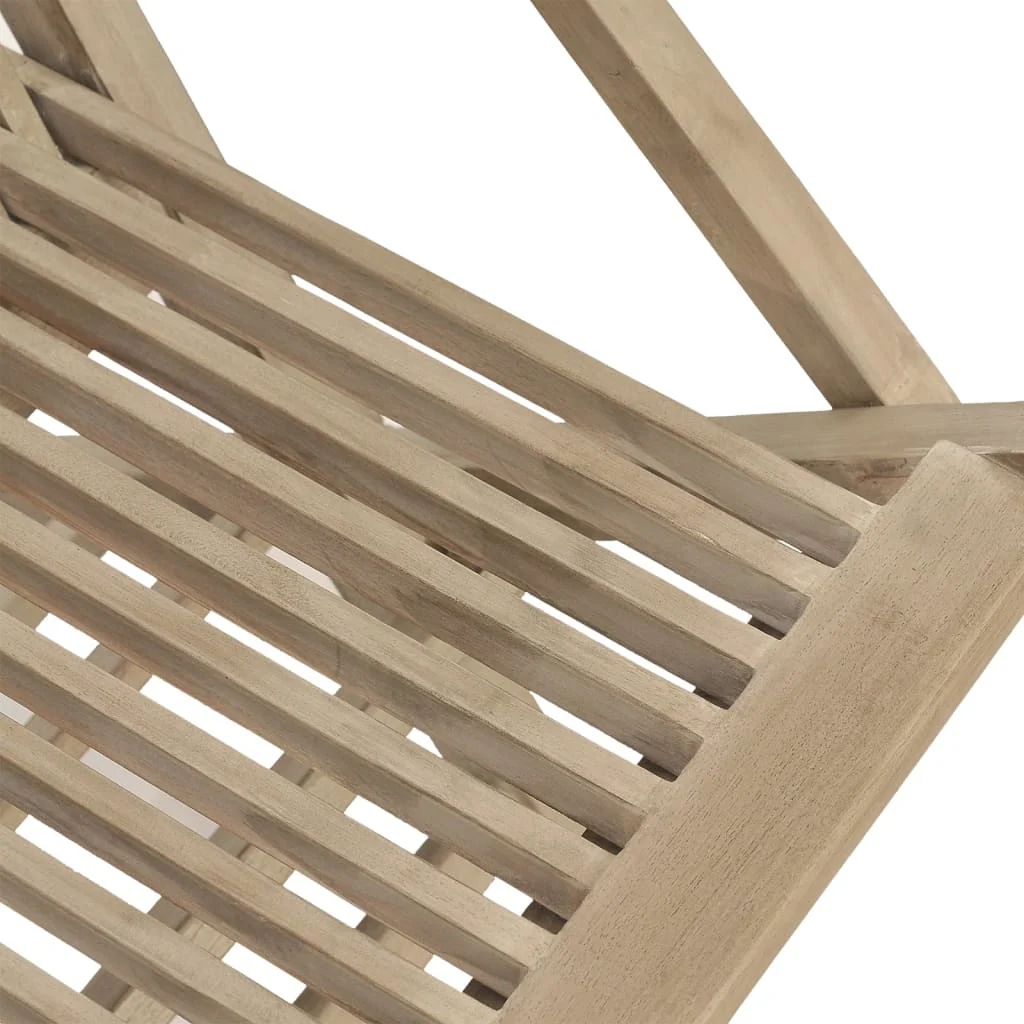 Havestole 56x61x89 Cm Foldbare Massivt Teaktræ, produktbillede 4 af 8, Havestole i teaktræ hos HomeNordic