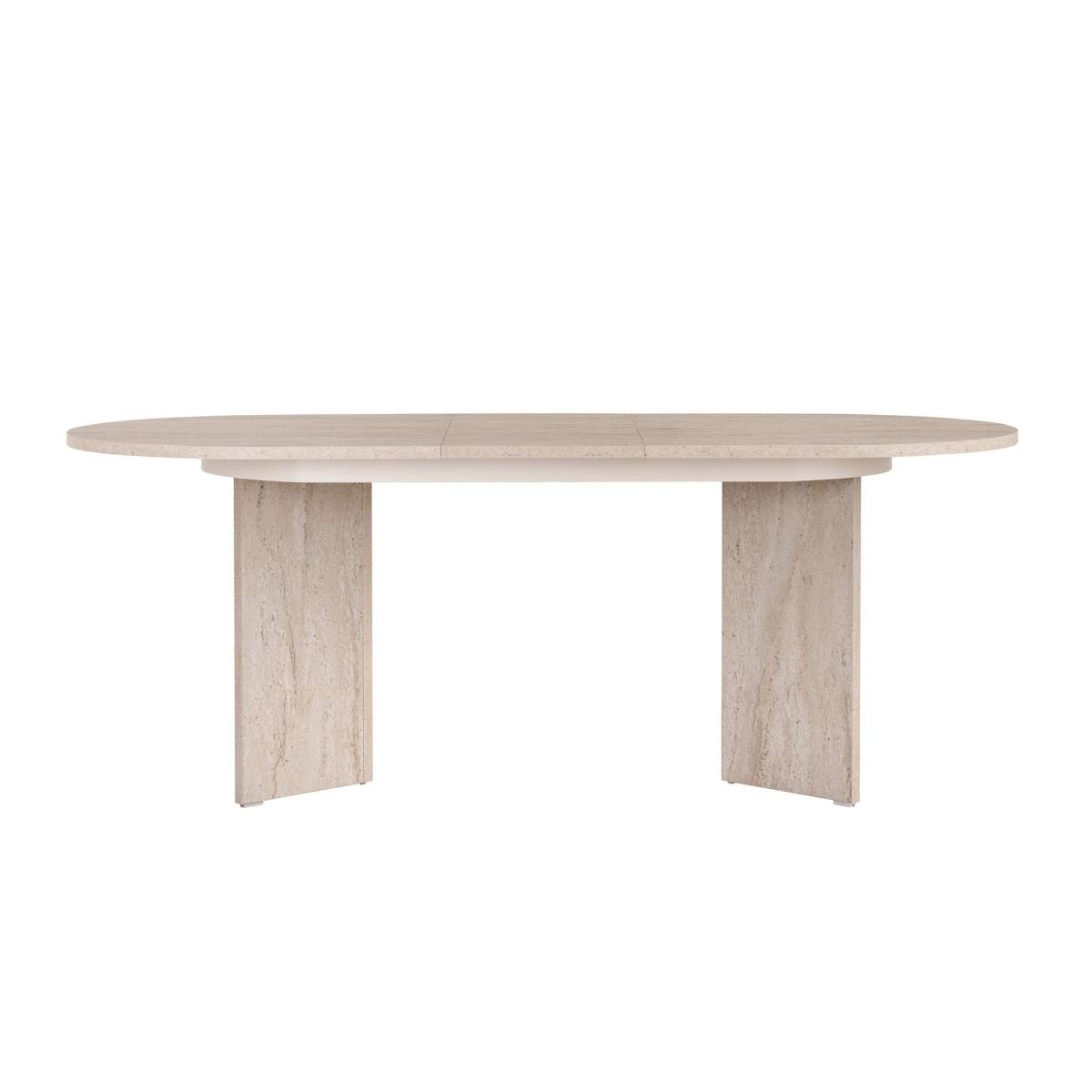 NORDVÄRK Sorell spisebord, m. 1 tillægsplade, oval, produktbillede 4 af 12, Spiseborde hos HomeNordic