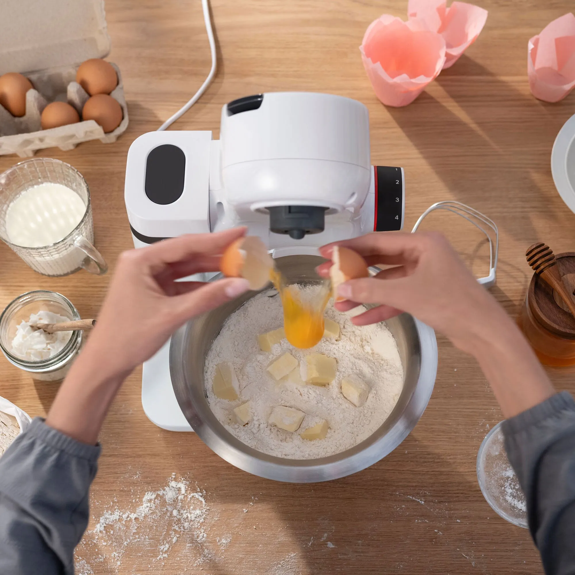 Bosch MUMS2EW00 Køkkenmaskine serie 2, produktbillede 5 af 7, Røremaskiner hos HomeNordic