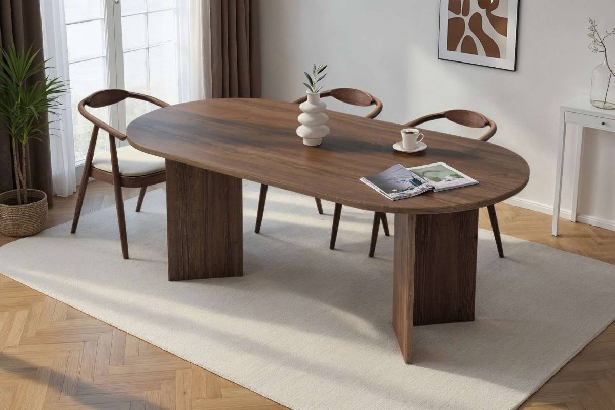 NORDVÄRK Sable spisebord, oval, produktbillede 10 af 10, Spiseborde hos HomeNordic