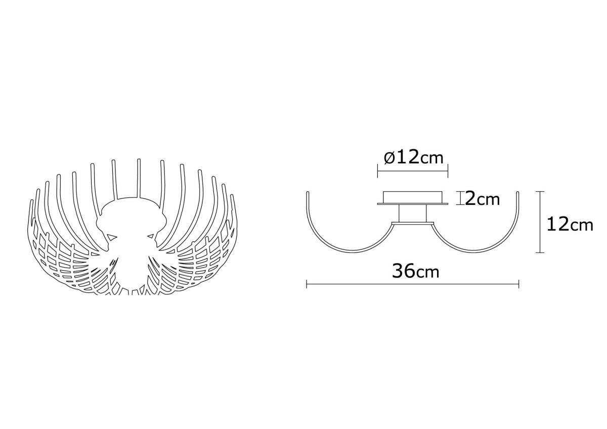LUMI Aelthor loftlampe, produktbillede 2 af 6, Loftlamper hos HomeNordic