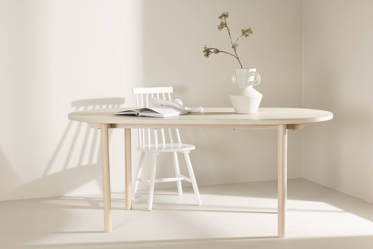VENTURE DESIGN Andy spisebord, oval, produktbillede 16 af 16, Spiseborde hos HomeNordic