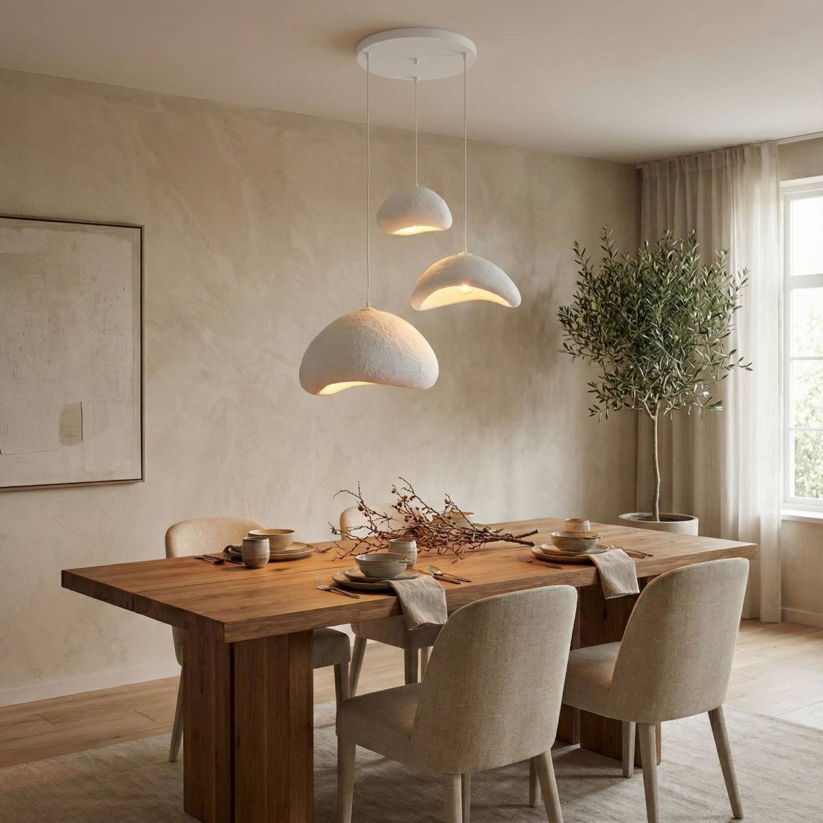 NORDVÄRK Luna-Set-T-Nua loftlampe, produktbillede 6 af 6, Loftlamper hos HomeNordic