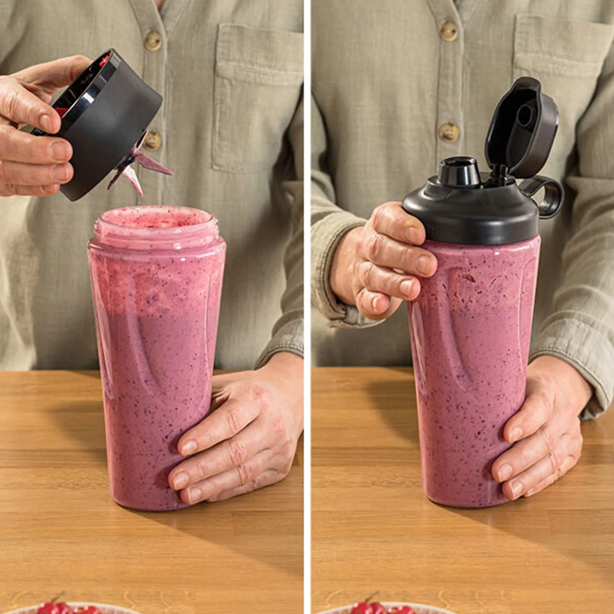 MMB2111M miniblender, 450 W, rustfrit stål, produktbillede 11 af 12, Blendere hos HomeNordic