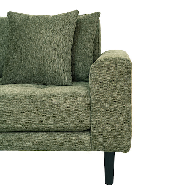 Riviera lounge sofa olivengrøn venstre vendt. Længde 290 cm, produktbillede 3 af 8, Sofaer hos HomeNordic
