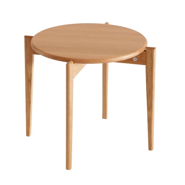 Swish, Rundt sofabord i massiv eg, og fem forskellige finish. Ø 51 x, produktbillede 3 af 24, Nordisk design hos HomeNordic