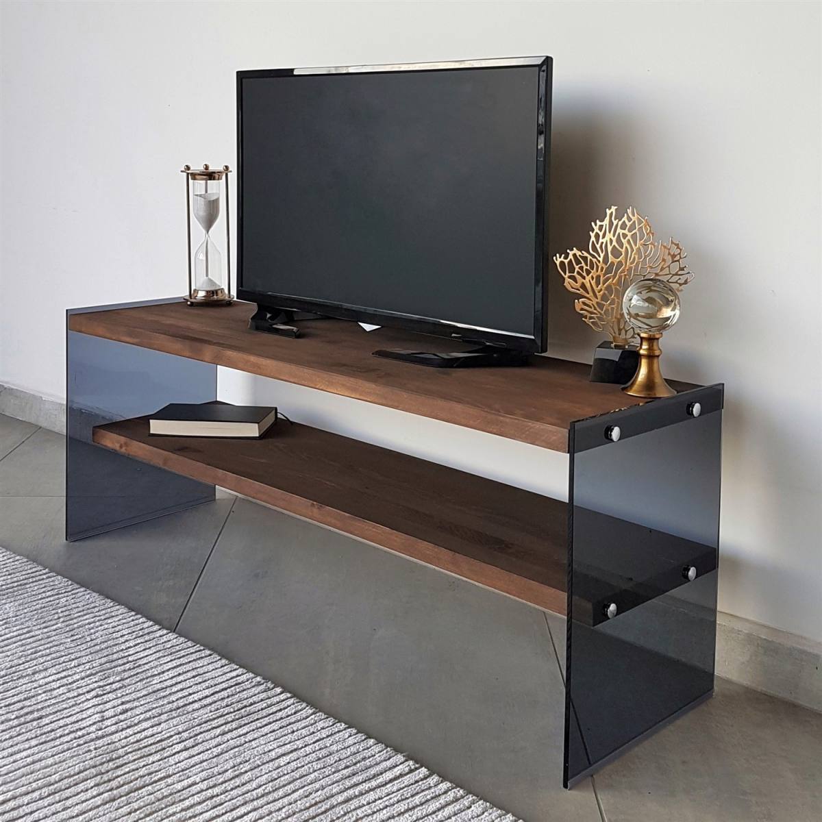 NORDVÄRK TV100 TV-bord, m. 1 hylde, produktbillede 5 af 7, TV-borde hos HomeNordic
