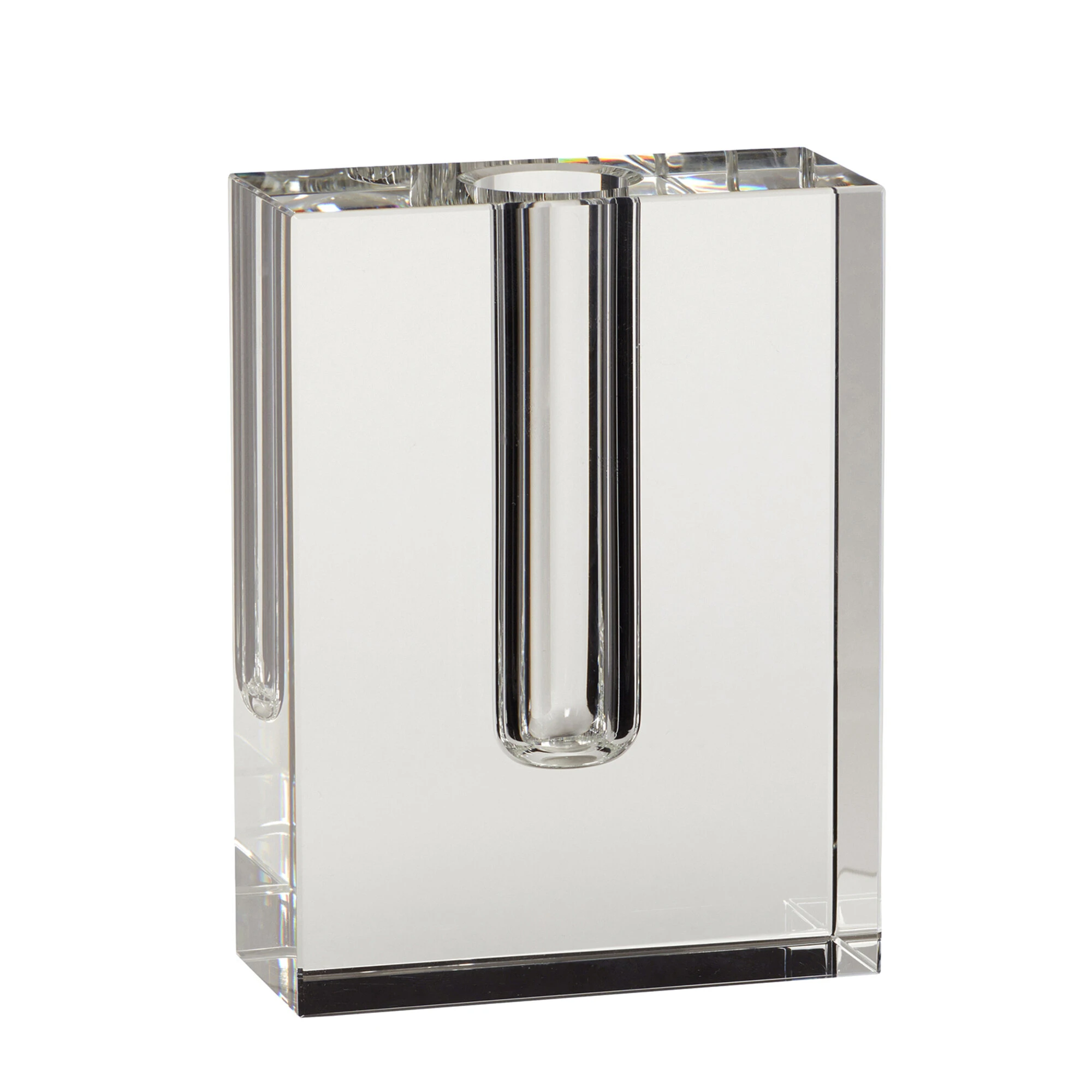 Block - Vase, i Klar Glas, Vaser hos HomeNordic