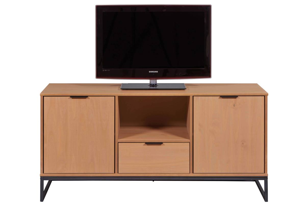 NORDIC LIVING COLLECTION Vivo TV-bord, m. 2 låger, 1 skuffe, 2 hylder, produktbillede 6 af 8, TV-borde hos HomeNordic
