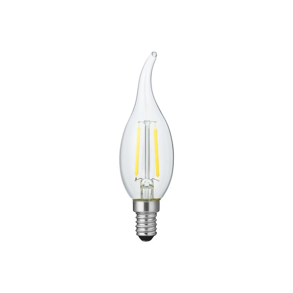 E14 1,5W dæmpbar LED kronepære med spids, Glas hos HomeNordic