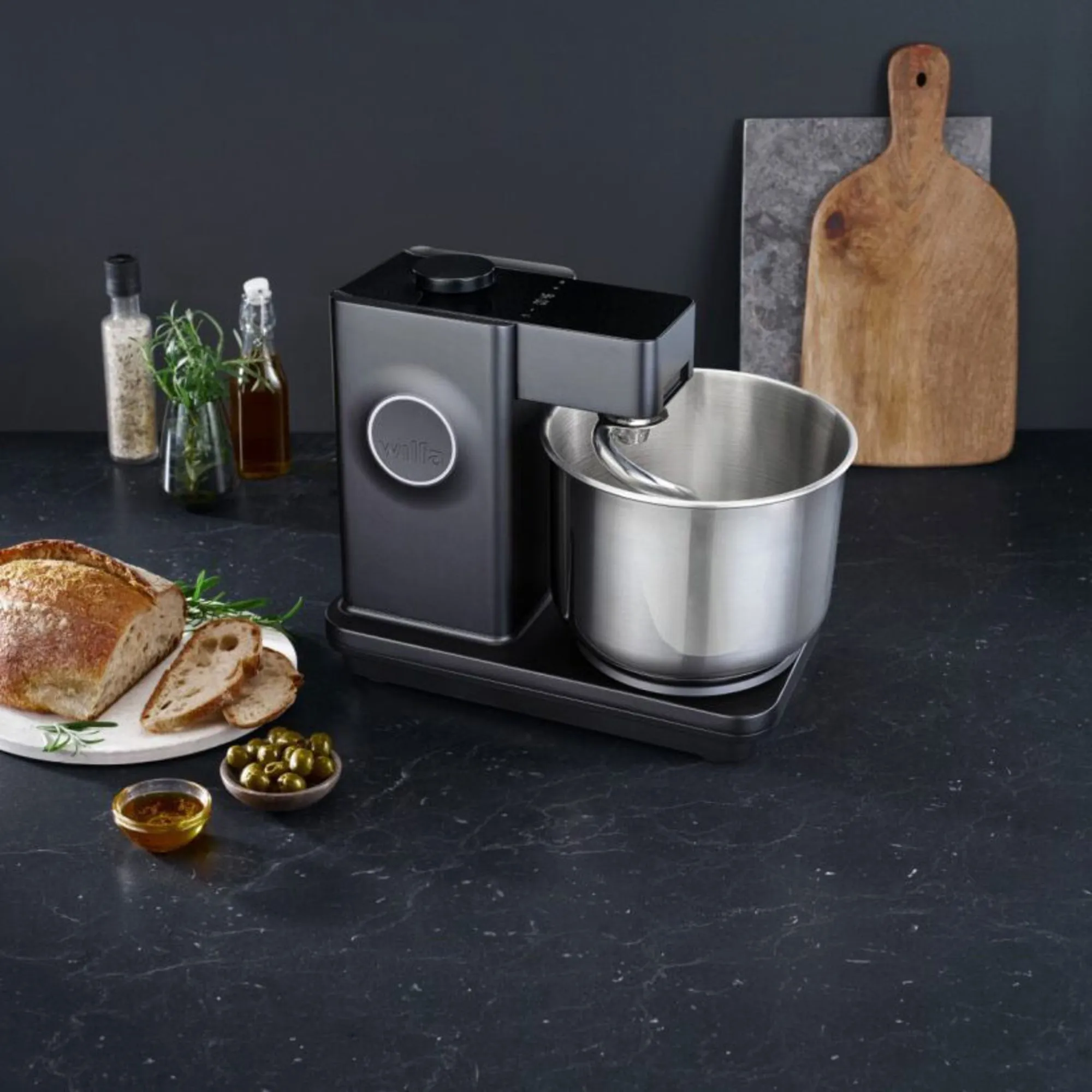 KM2BS-T70 Probaker Timer køkkenmaskine, dejkrog i rustfrit stål, produktbillede 6 af 8, Røremaskiner hos HomeNordic