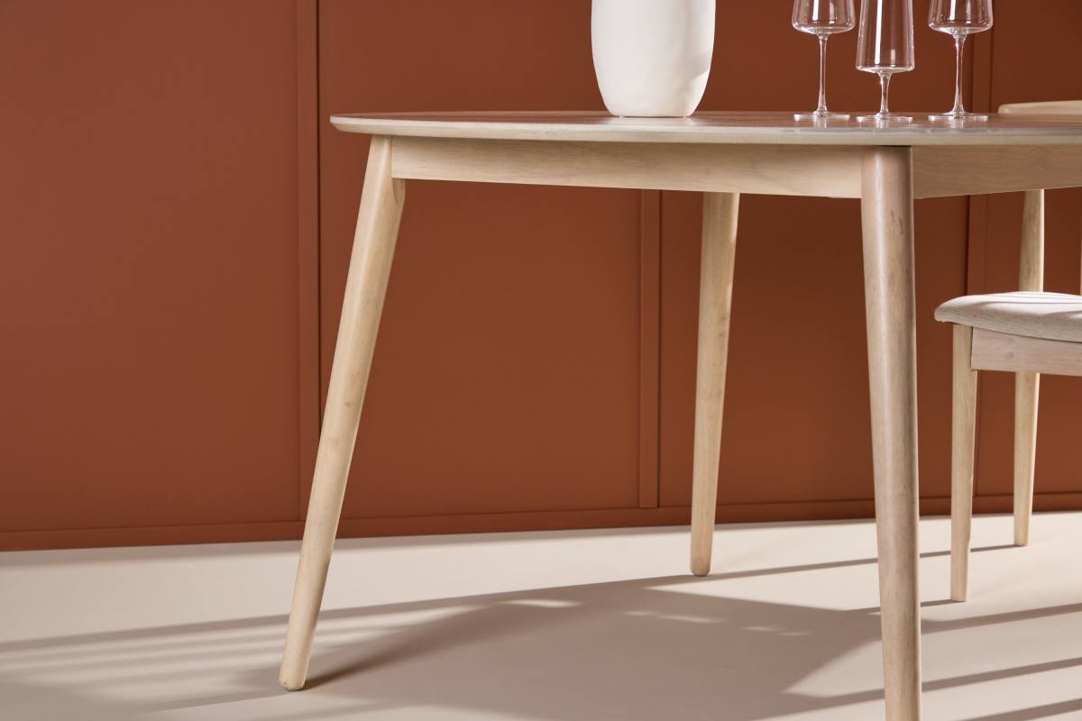 VENTURE DESIGN Flora spisebord, rund, produktbillede 15 af 16, Spiseborde hos HomeNordic