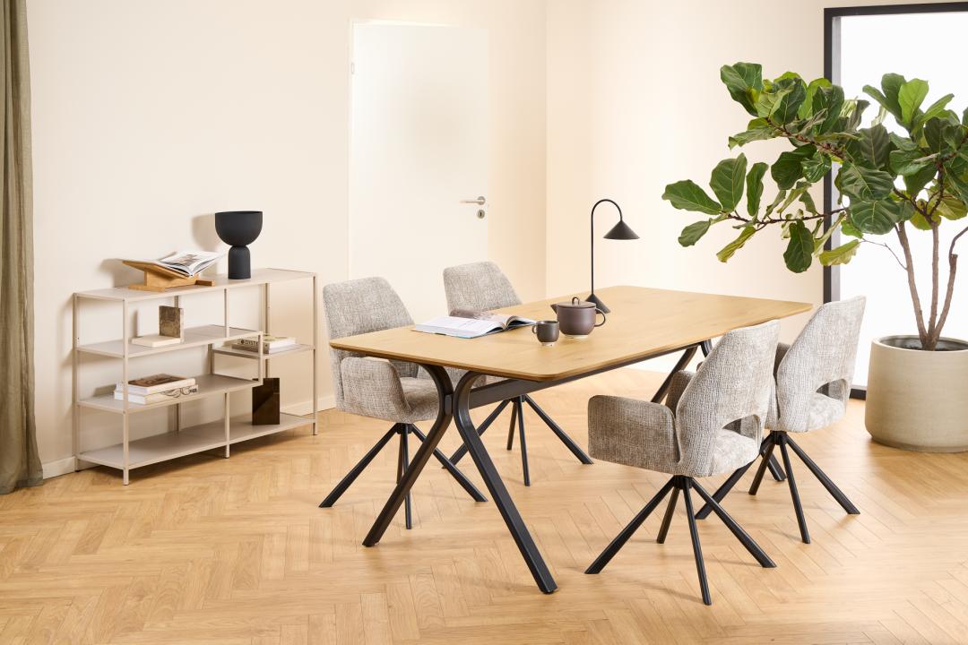 ACT NORDIC Bristol spisebord, rektangulær, produktbillede 4 af 4, Spiseborde hos HomeNordic