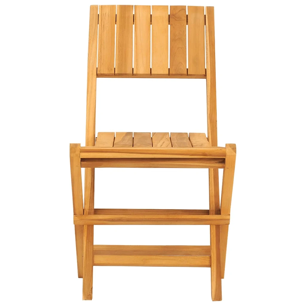 Havestole 47x61x90 Cm Foldbare Massivt Teaktræ, produktbillede 4 af 15, Havestole i teaktræ hos HomeNordic