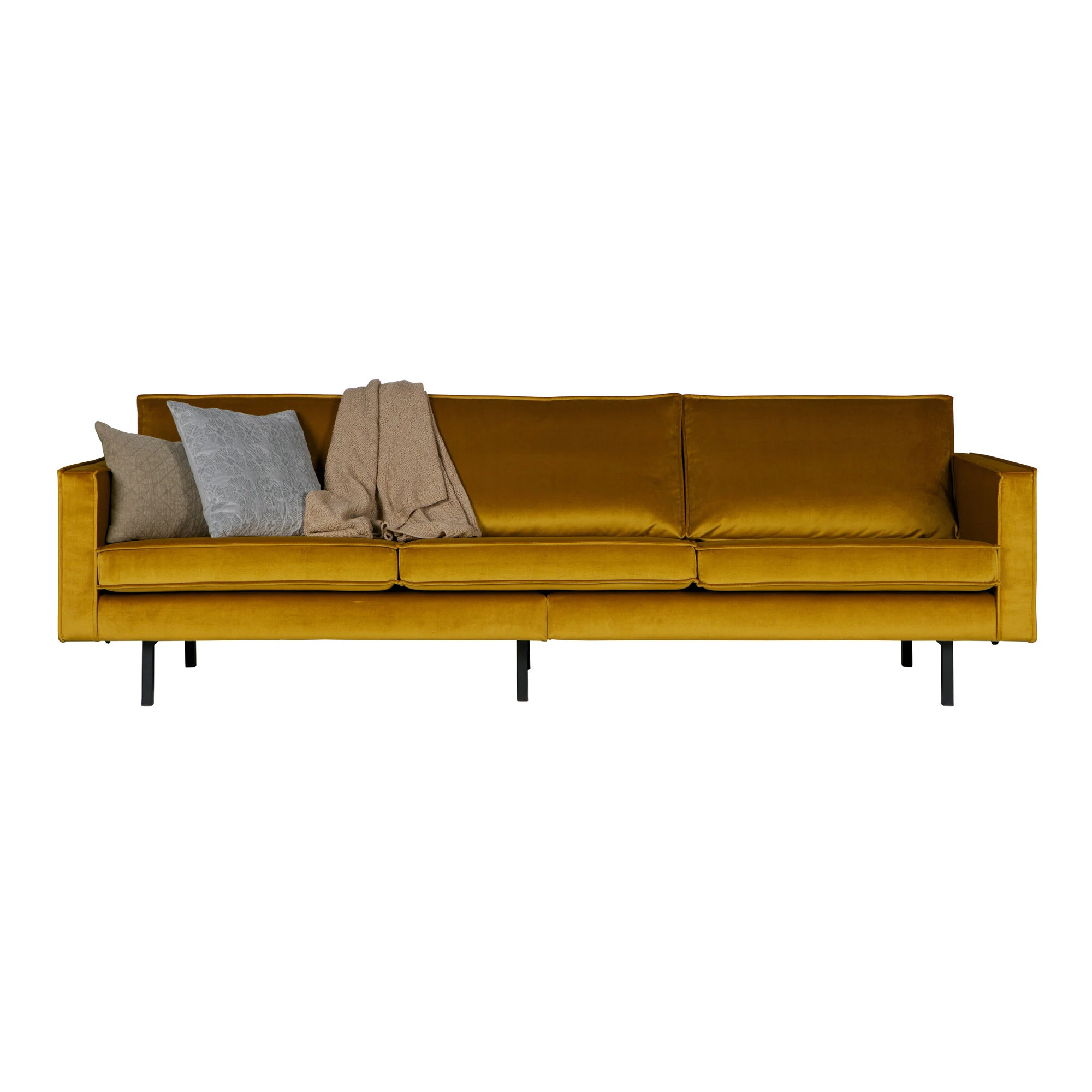 Rodeo 3-pers Sofa Velour, produktbillede 4 af 6, Sofaer hos HomeNordic