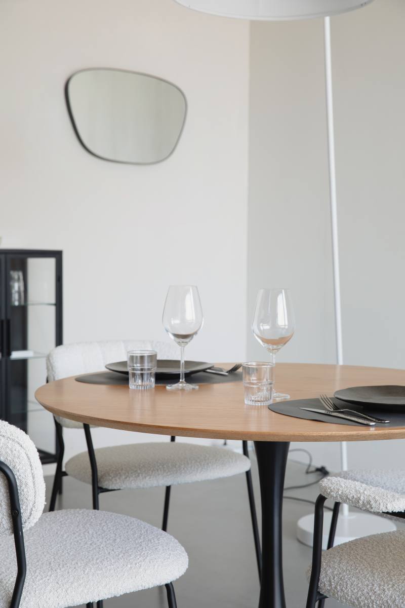 WHITE LABEL LIVING Raku spisebord, rund, produktbillede 9 af 9, Spiseborde hos HomeNordic