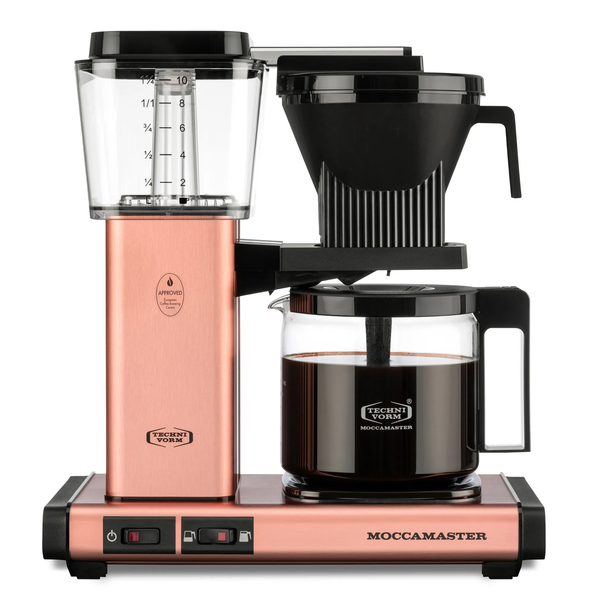 Optio kaffemaskine, roséguld, Kaffemaskiner hos HomeNordic