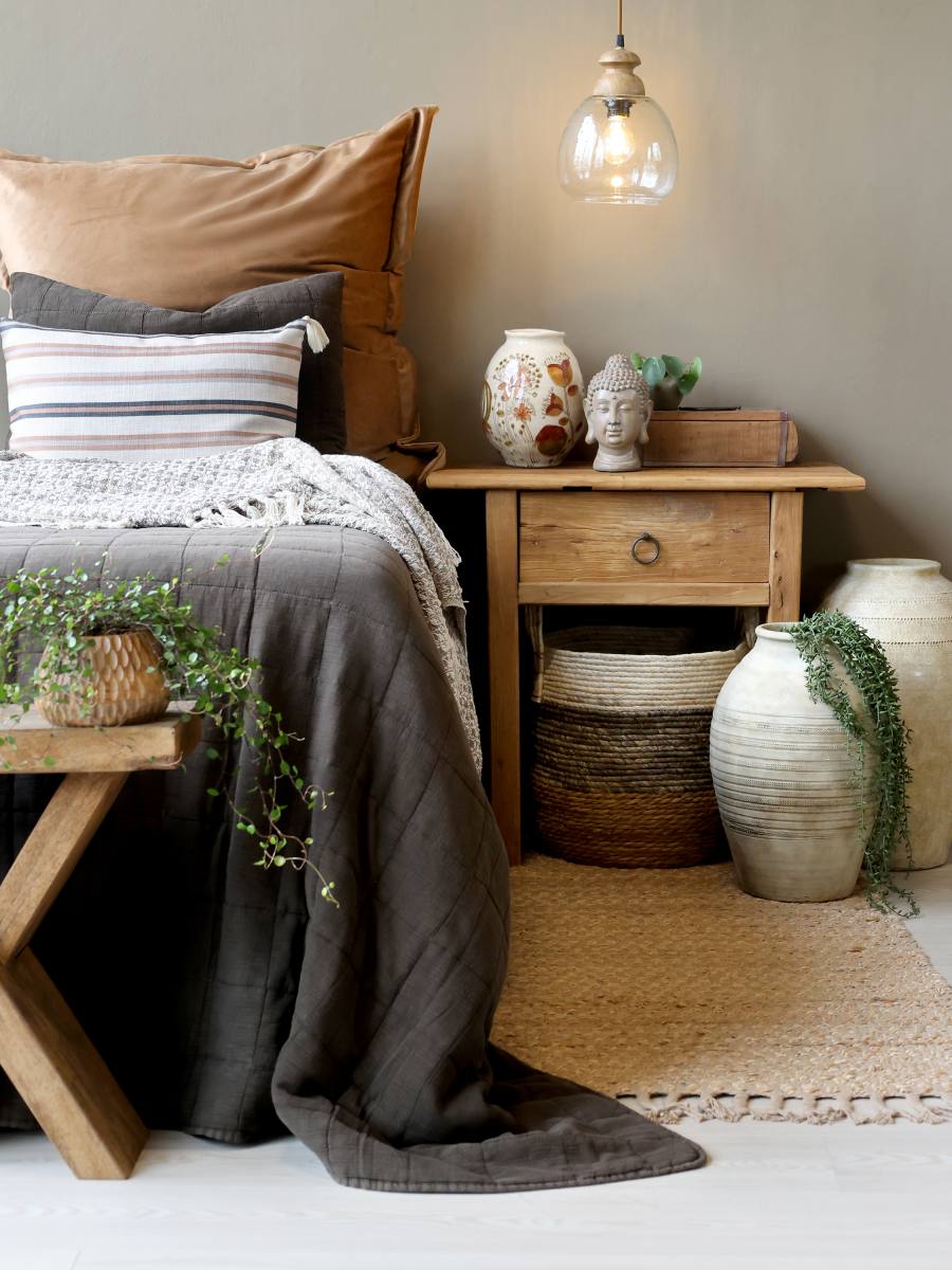 CHIC ANTIQUE SIDEBORD M/SKUFFE NATUR, produktbillede 3 af 9, Sideborde hos HomeNordic