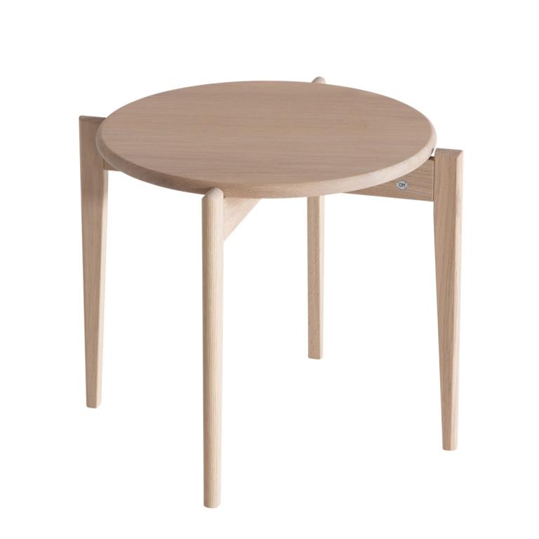 Swish, Rundt sofabord i massiv eg og fem forskellige finish. Ø 51 x, produktbillede 6 af 24, Nordisk design hos HomeNordic