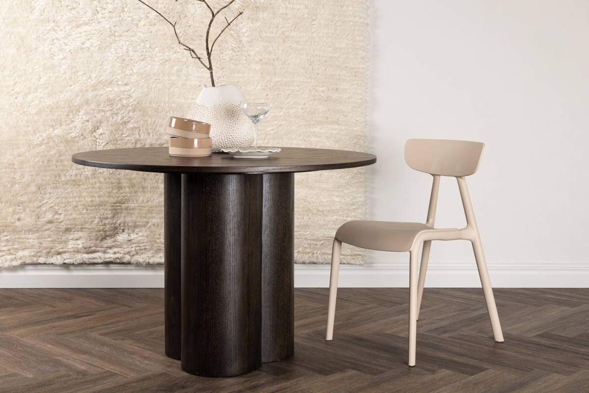 VENTURE DESIGN Olivia spisebord, rund, produktbillede 8 af 8, Spiseborde hos HomeNordic