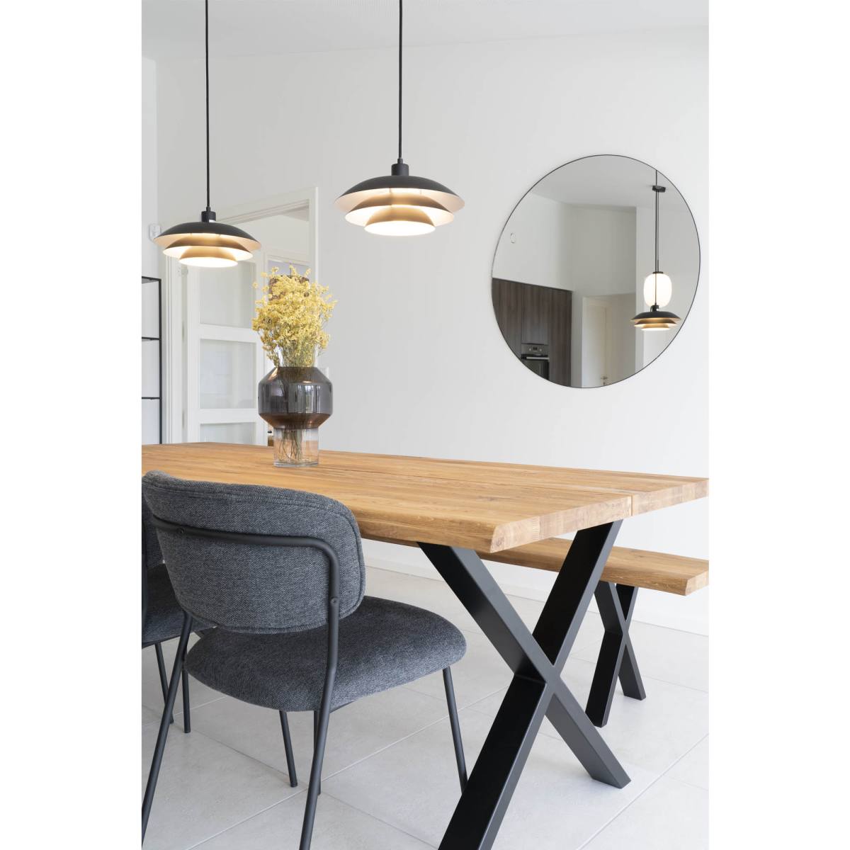 House Nordic Jersey Spejl, produktbillede 2 af 5, Spejle hos HomeNordic